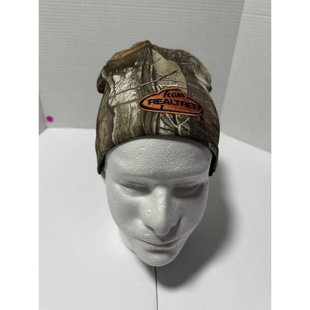 Team Realtree Camo Beanie Reversible Knit Hat Black Hunting Skull Cap Signatures